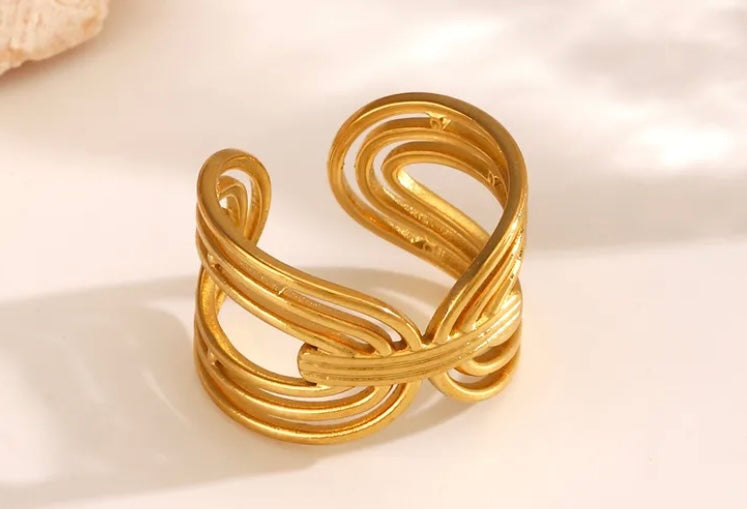 Helena - Bague acier inoxydable