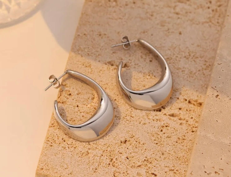 Bianca - Boucles d’oreilles acier inoxydable