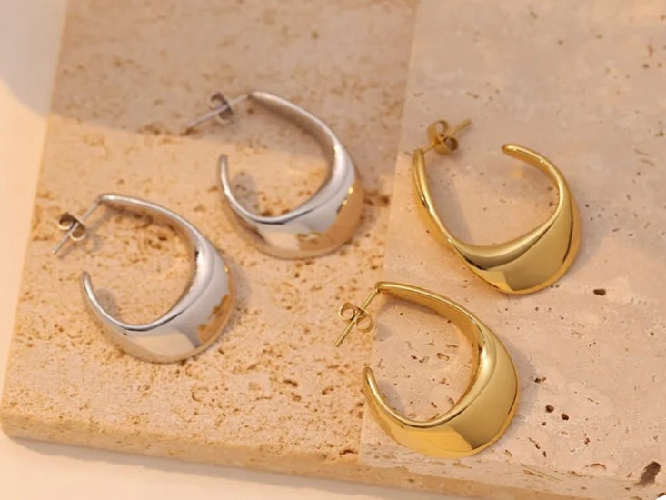 Bianca - Boucles d’oreilles acier inoxydable