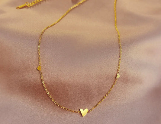 Heart - collier acier inoxydable