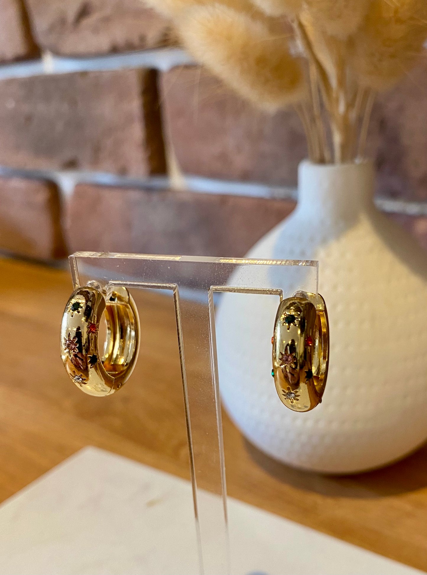 Stellar - boucles d’oreilles acier inoxydable