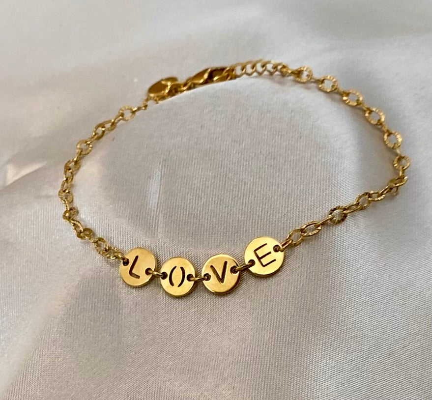 Love - Bracelet acier inoxydable