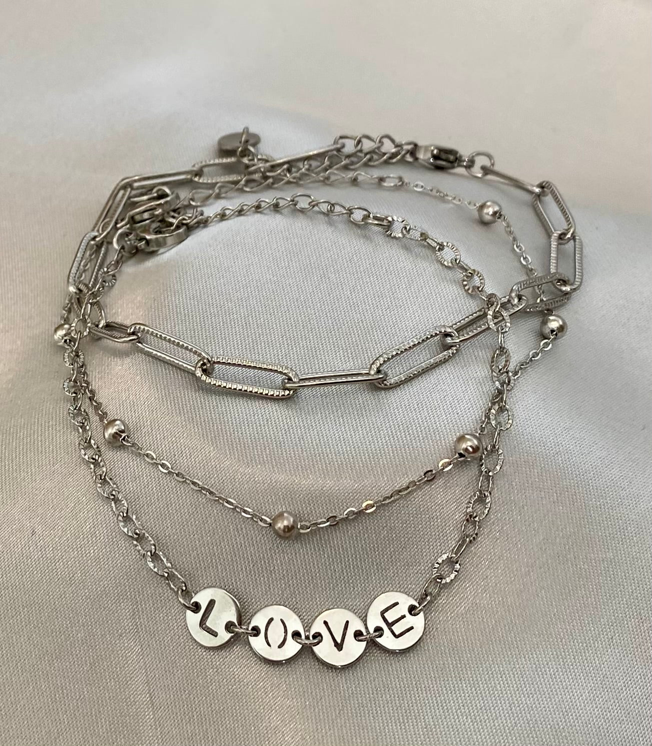 Love - Bracelet acier inoxydable